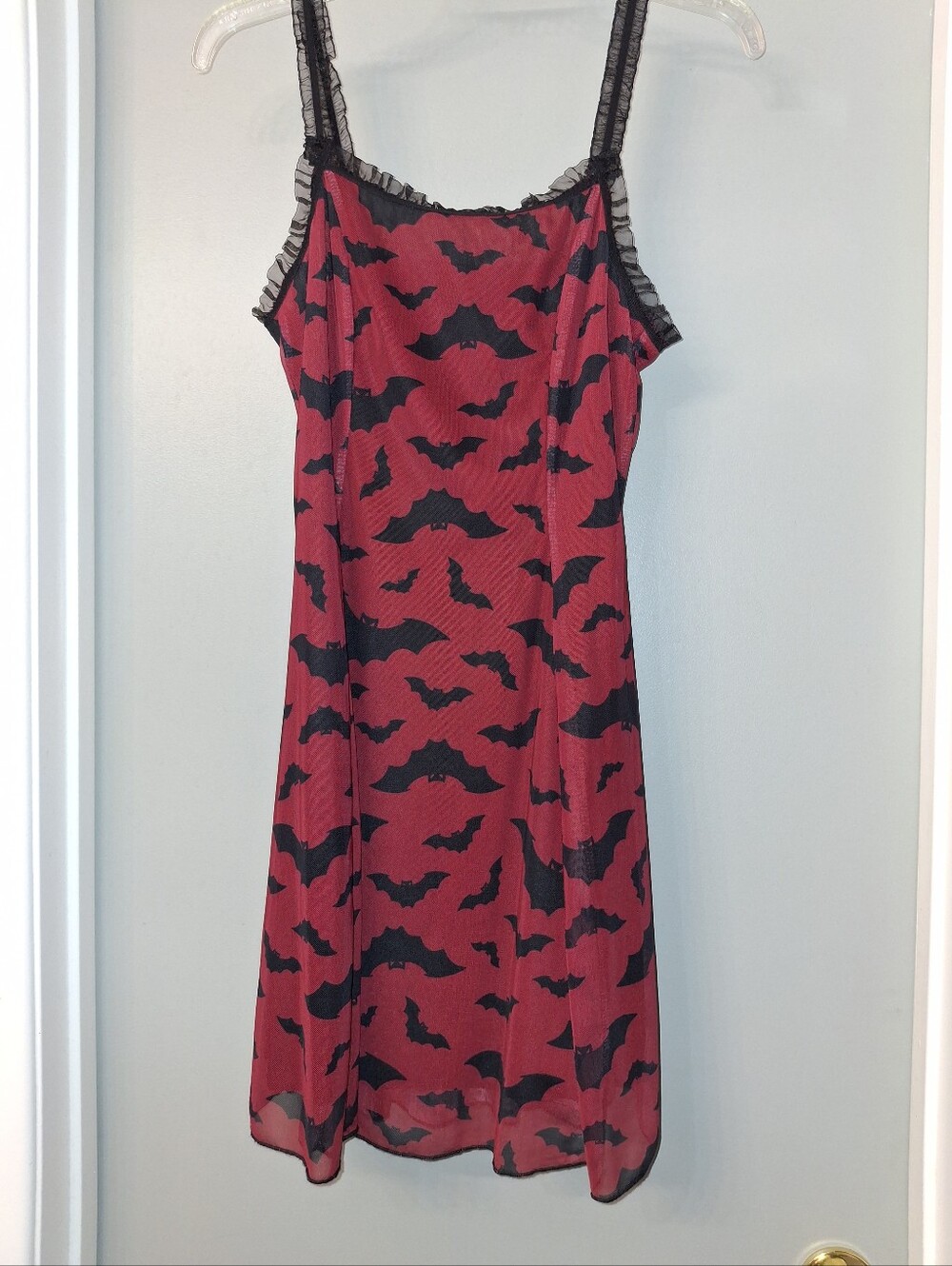 Red & Black Bat Dress